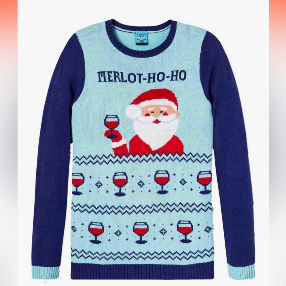 Merlot Ho Ho Sweater